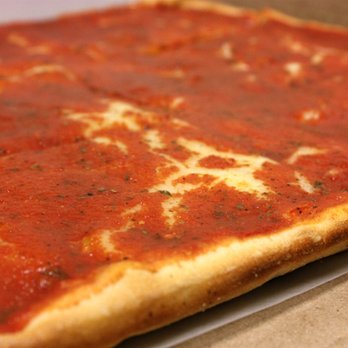 Philomena Santucci's Square Pizza - Santucci's Large Plain Pizza - Pizza Near Me - Warminster, Pennsylvania