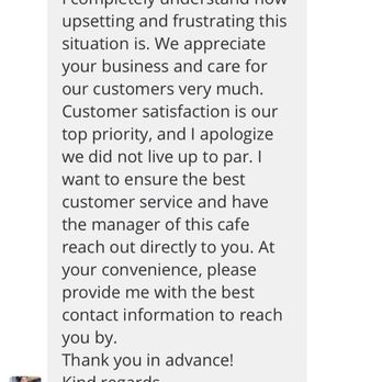 Paris Baguette - Customer service is lacking. A month later and still no one has followed up ...other than me. I'll take my business elsewhere. - Bakeries Near Me - Cincinnati, Ohio