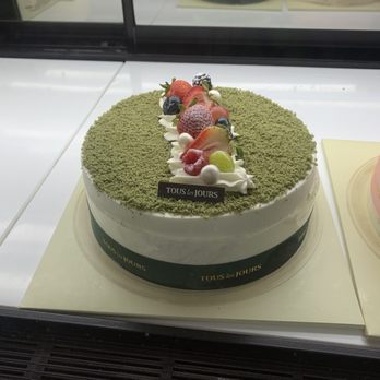 Tous Les Jours - I picked up this Green tea cloud cake for a birthday today. - Bakeries Near Me - Dublin, California Tous Les Jours - I picked up this Green tea cloud cake for a birthday today. - Bakeries Near Me - Dublin, California