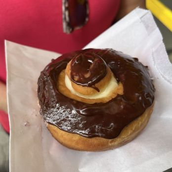 Lee's Donuts - Chocolate bon bon with custard. - Donuts Near Me - Vancouver, British Columbia Lee's Donuts - Chocolate bon bon with custard. - Donuts Near Me - Vancouver, British Columbia