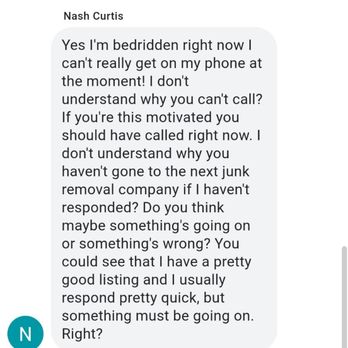 Dump-A-Haul-ics - The rude/snarky response to my wanting to know whether there actually were online quotes offered and why I wanted to use the online system. - Junk Removal & Hauling Near Me