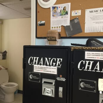 Sweet Laundry - change machines, baskets to hold change & a toilet! - Laundry Services Near Me - Somerville, Massachusetts