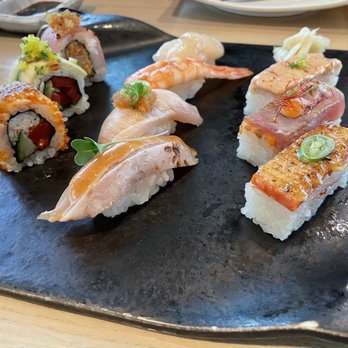 Miku - Lunch Shokai: Aburi oshi, nigiri, rolls - Japanese Near Me - Vancouver, British Columbia