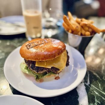 Fallow - Dairy Cow Burger and Fries with Kombu Seasoning - British Near Me - London, XGL