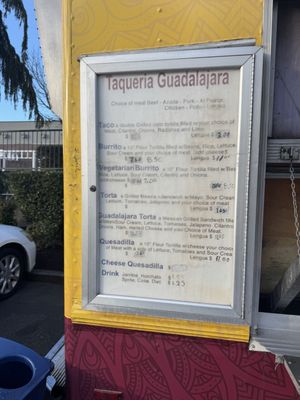 Menu photo 1 Taqueria Guadalajara Bellevue, WA Menu photo 1 Taqueria Guadalajara Bellevue, WA