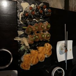 Midori Sushi and Martini Lounge - Fire up Michigan and the dark side Yum yum