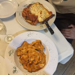 La Notte Ristorante Italiano - Pappardelle Vodka Sauce  Pollo alla Parmiggiana