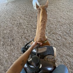 Hidden Hills Farm & Saddle Club - Me riding the horse