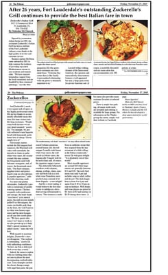 Menu photo 8 Zuckerello's Fort Lauderdale, FL Menu photo 8 Zuckerello's Fort Lauderdale, FL