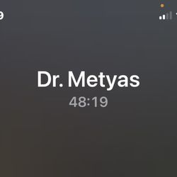 Samy Metyas, MD - I think I'm just on hold they don't want to transfer me.