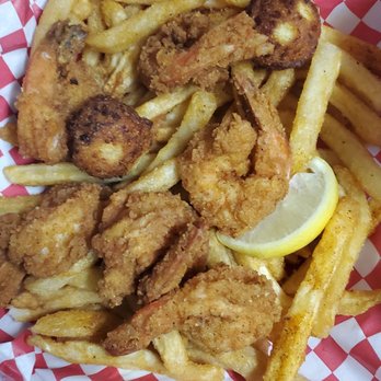 The Catch: Conroe - 6 piece jumbo shrimp and fries - Seafood Near Me - Conroe, Texas