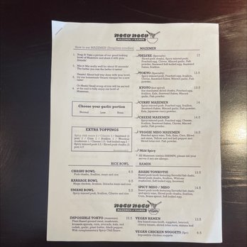 WADAYA - Rice Bowl and Ramen - Current Menu - 8/30/22 - Ramen Near Me - Fullerton, California WADAYA - Rice Bowl and Ramen - Current Menu - 8/30/22 - Ramen Near Me - Fullerton, California