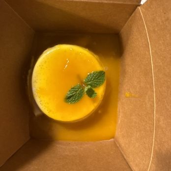 Wabi Sabi - Mango Panna cotta, so delicate, silky an delicious - Japanese Near Me - Bloomfield, New Jersey