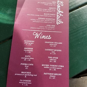 Dove + Deer - Current wine offering May 2021 - Cocktail Bars Near Me - Albany, New York Dove + Deer - Current wine offering May 2021 - Cocktail Bars Near Me - Albany, New York