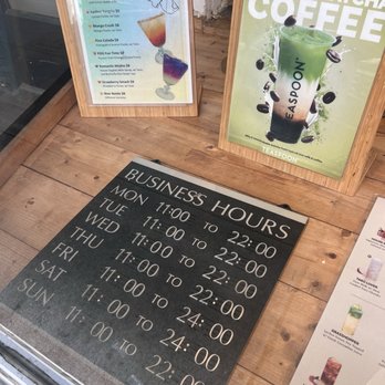 Teaspoon San Mateo - 4/4/26 FYI. Business hours. - Bubble Tea Near Me - San Mateo, California Teaspoon San Mateo - 4/4/26 FYI. Business hours. - Bubble Tea Near Me - San Mateo, California