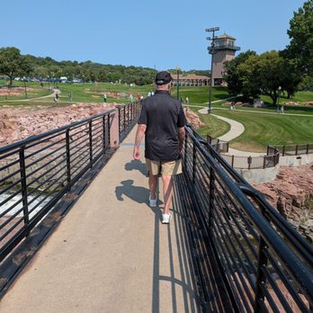 Falls Park - The bridge. - Parks Near Me - Sioux Falls, South Dakota Falls Park - The bridge. - Parks Near Me - Sioux Falls, South Dakota