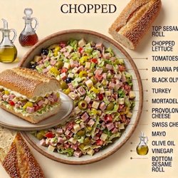 Chopped italian sandwich.