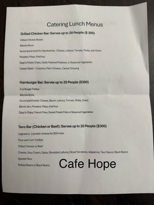 Menu photo 1 Café Hope Gretna, LA Menu photo 1 Café Hope Gretna, LA