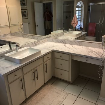 Cabinets MD - Custom Cabinets - Master bath with a new counter top - we'll have Cabinets MD do the cabinets over with new doors this Summer! - Cabinetry Near Me - North Port, Florida Cabinets MD - Custom Cabinets - Master bath with a new counter top - we'll have Cabinets MD do the cabinets over with new doors this Summer! - Cabinetry Near Me - North Port, Florida