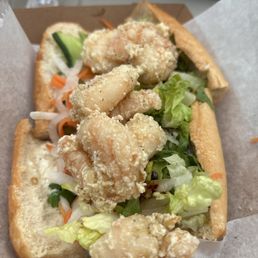 Po Boy Shrimp Banh Mi Po Boy Shrimp Banh Mi