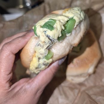 Bagels ‘n Grinds - veggie bagel. solid. - Coffee & Tea Near Me - College Park, Maryland