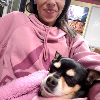 HardKnocks Sports Grill - Pet friendly and after all the good food we are both ready for a nap! - Sports Bars Near Me - Corpus Christi, Texas
