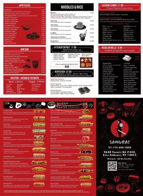Menu photo 3 Samurai Buffalo East Amherst, NY