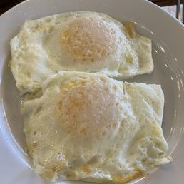 Over easy eggs