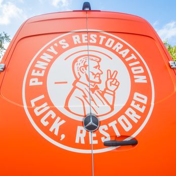 SigmaGrafix - Penny's Restoration van wrap - back - Vehicle Wraps Near Me - Austin, Texas SigmaGrafix - Penny's Restoration van wrap - back - Vehicle Wraps Near Me - Austin, Texas