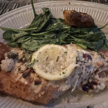 Bocca Pure Italian - Basa with sautéed spinach - Italian Near Me - Greenville, South Carolina Bocca Pure Italian - Basa with sautéed spinach - Italian Near Me - Greenville, South Carolina