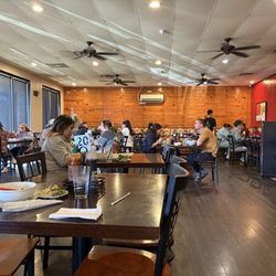 VII Asian Bistro - One half of the dining area