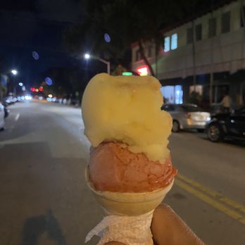 The Frieze - Overpriced supposed "ice cream" that was more like two golf balls of sorbet. - Ice Cream & Frozen Yogurt Near Me - Miami Beach, Florida