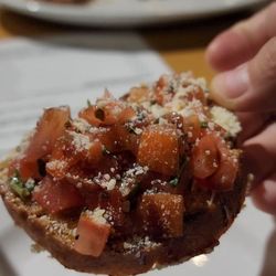 Sampino's Kitchen At Joe Marty's - Best bruschetta by far. The tomatoes are perfectly marinated, and the toast is crunchy. 10/10