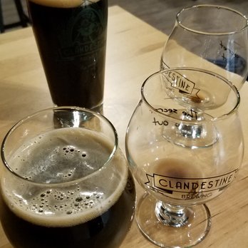 Clandestine Brewing - (Front) Great Pumpkin Porter (250 ml) (Back) Milky Way Stout (500 ml) - Breweries Near Me - San Jose, California