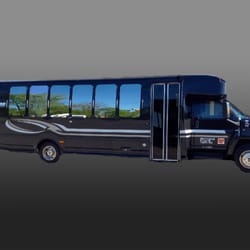 Childers Limousine Service - Black TurtleTop Limo Bus