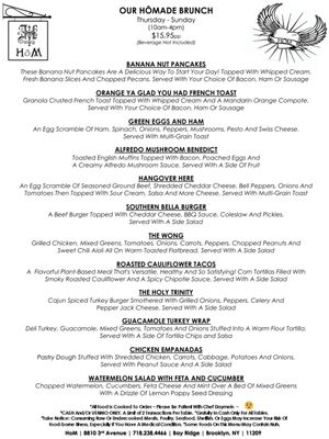 Menu photo 5 HoM Bay Ridge Brooklyn, NY Menu photo 5 HoM Bay Ridge Brooklyn, NY