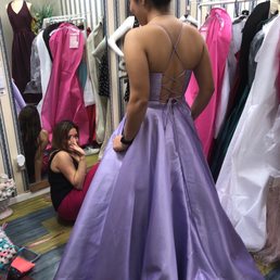 Getting her prom dress altered! Getting her prom dress altered!