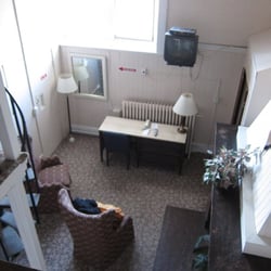 463 Beacon Street Guest House - Room #51, view of main level from loft