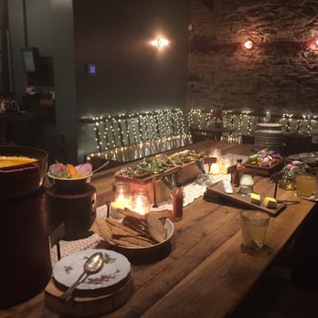 Artifact Coffee - Setup for rehearsal dinner - Cafes Near Me - Baltimore, Maryland