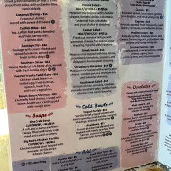 Redhead Bay Cafe - 12/30/2022 Menu - New American Near Me - Virginia Beach, Virginia