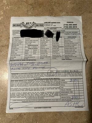 $49.99 Sewer Man Logo