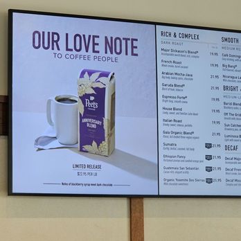 Peet's Coffee - Menu2 - Coffee & Tea Near Me - Sunnyvale, California Peet's Coffee - Menu2 - Coffee & Tea Near Me - Sunnyvale, California