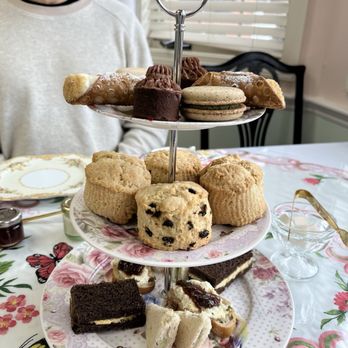 Julienne's Afternoon Tea Experience - Three Tiered Stand - Tea Rooms Near Me - Hudson, Massachusetts