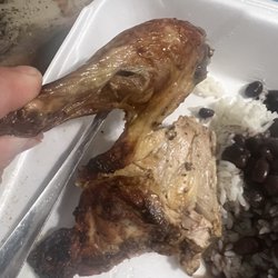 Pollo Tropical - What's in this photo? Almost nothing.