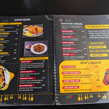 Punjabi Boy Indian Cuisine - I don't know why I didn't take a picture of the entire menu. There were many more pages - Indian Near Me - Olympia, Washington Punjabi Boy Indian Cuisine - I don't know why I didn't take a picture of the entire menu. There were many more pages - Indian Near Me - Olympia, Washington
