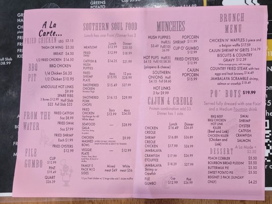 Menu photo 3 Les Sisters' Southern Kitchen Winnetka, CA