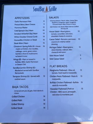Menu photo 3 Sandbar Grille LaSalle, MI
