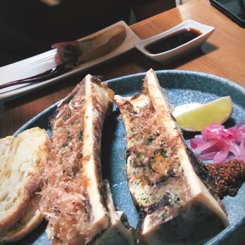 Kata Robata - Miso crusted bone marrow - Sushi Bars Near Me - Houston, Texas Kata Robata - Miso crusted bone marrow - Sushi Bars Near Me - Houston, Texas