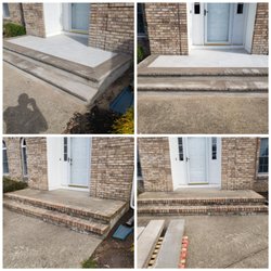 All Around Construction Services - A complete stoop rebuild using Limestone.