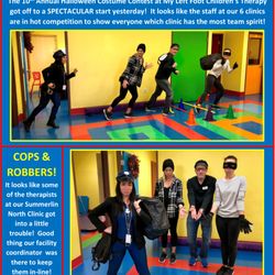 My Left Foot Children's Therapy - Summerlin North - The 10th Annual Halloween Costume Contest at My Left Foot Children's Therapy got off to a SPECTCULAR start yesterday!